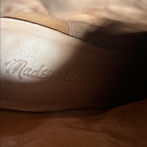 Madewell Caleb zipper back Elegant Black Ankle Boots women’s size 10 leather - Picture 8 of 13